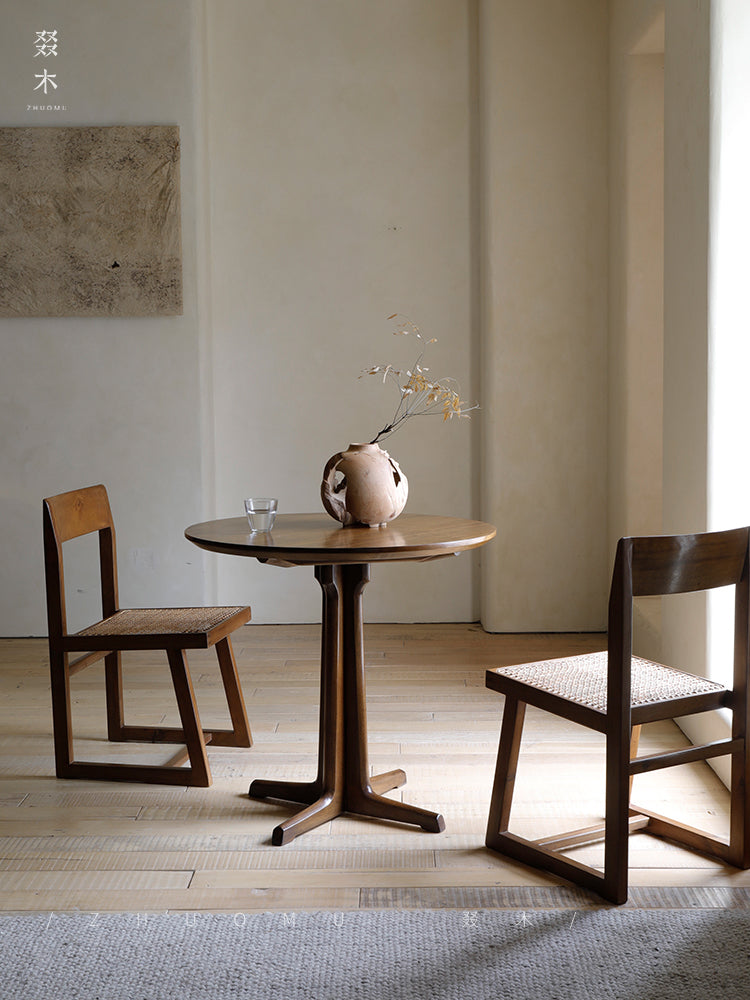 Chandigarh chair, rattan wood furniture, modernist wooden furniture, handwoven armchair, solid wood dining chair, minimalist home decor, mid-century design