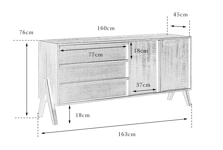 black wood furniture, carbonized sideboard, wabi sabi cabinet, handcrafted credenza, modern black buffet, carbonized teak, minimalist furniture, piexlculpt
