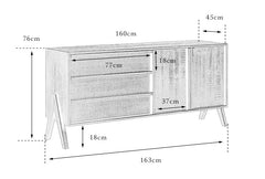 black wood furniture, carbonized sideboard, wabi sabi cabinet, handcrafted credenza, modern black buffet, carbonized teak, minimalist furniture, piexlculpt
