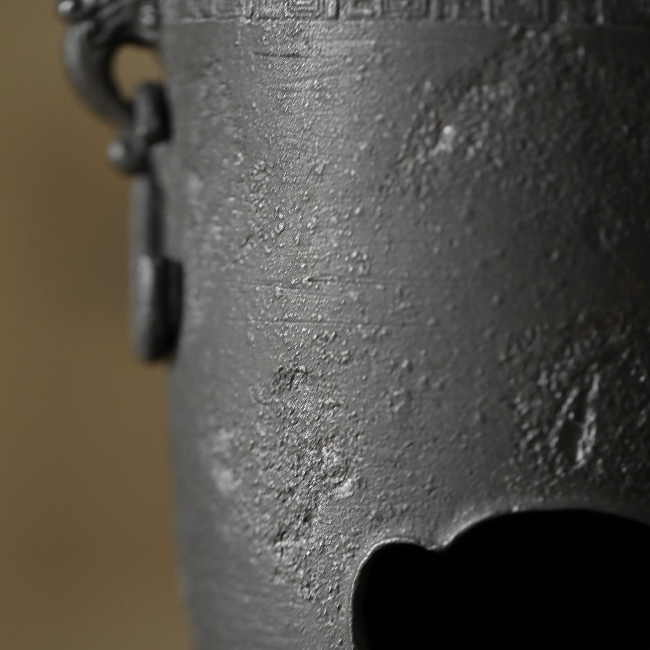 cast iron tea stove, portable tea heater, charcoal brazier, japanese tea stove, gongfu tea accessories, handmade tea tools, Piexlculpt Studio, tea ceremony heater, traditional iron brazier, wood engraving art, charcoal tea warmer