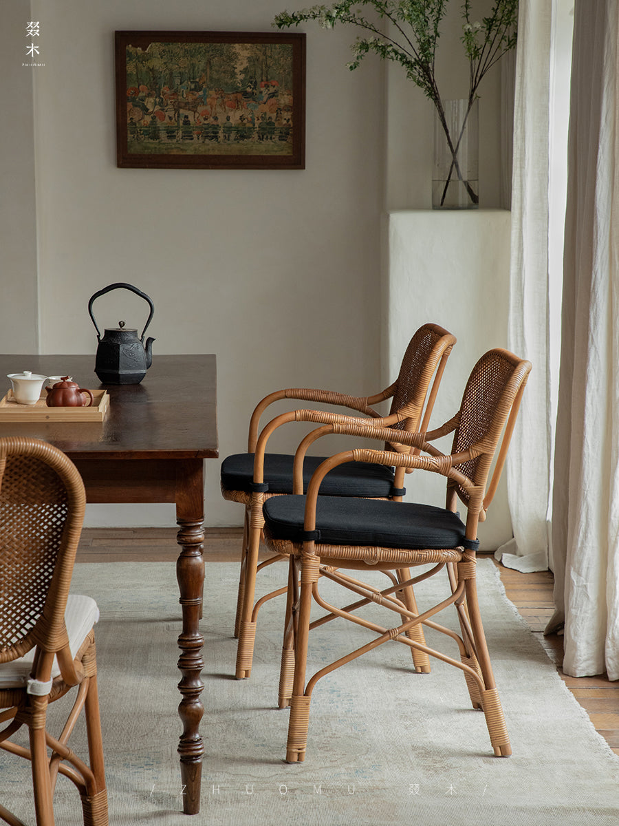 handcrafted rattan furniture, artisan bamboo chair, tropical rattan decor, natural rattan collection, handmade bamboo furniture, sustainable rattan furniture, Piexlculpt Studio, tropical home decor, custom rattan furniture, lifetime care furniture