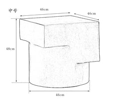 wood coffee table, solid wood center table, modular coffee table, geometric wooden table, sculptural wood furniture, handmade wood coffee table, modern solid wood furniture, rustic wooden decor, artisan wood table