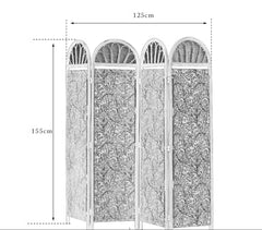 rattan folding screen, natural room divider, rattan privacy screen, handmade partition, woven home decor, rattan furniture, bohemian interior