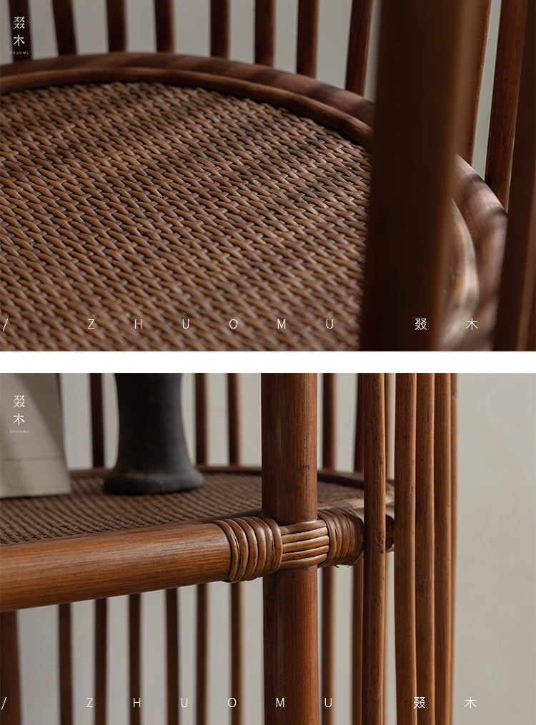 rattan furniture, handwoven rattan shelf, southeast asian furniture, wabi sabi rattan, cane bookshelf, tropical minimalist decor, handcrafted bamboo shelf, natural woven furniture, sustainable home decor, piexlculpt studio