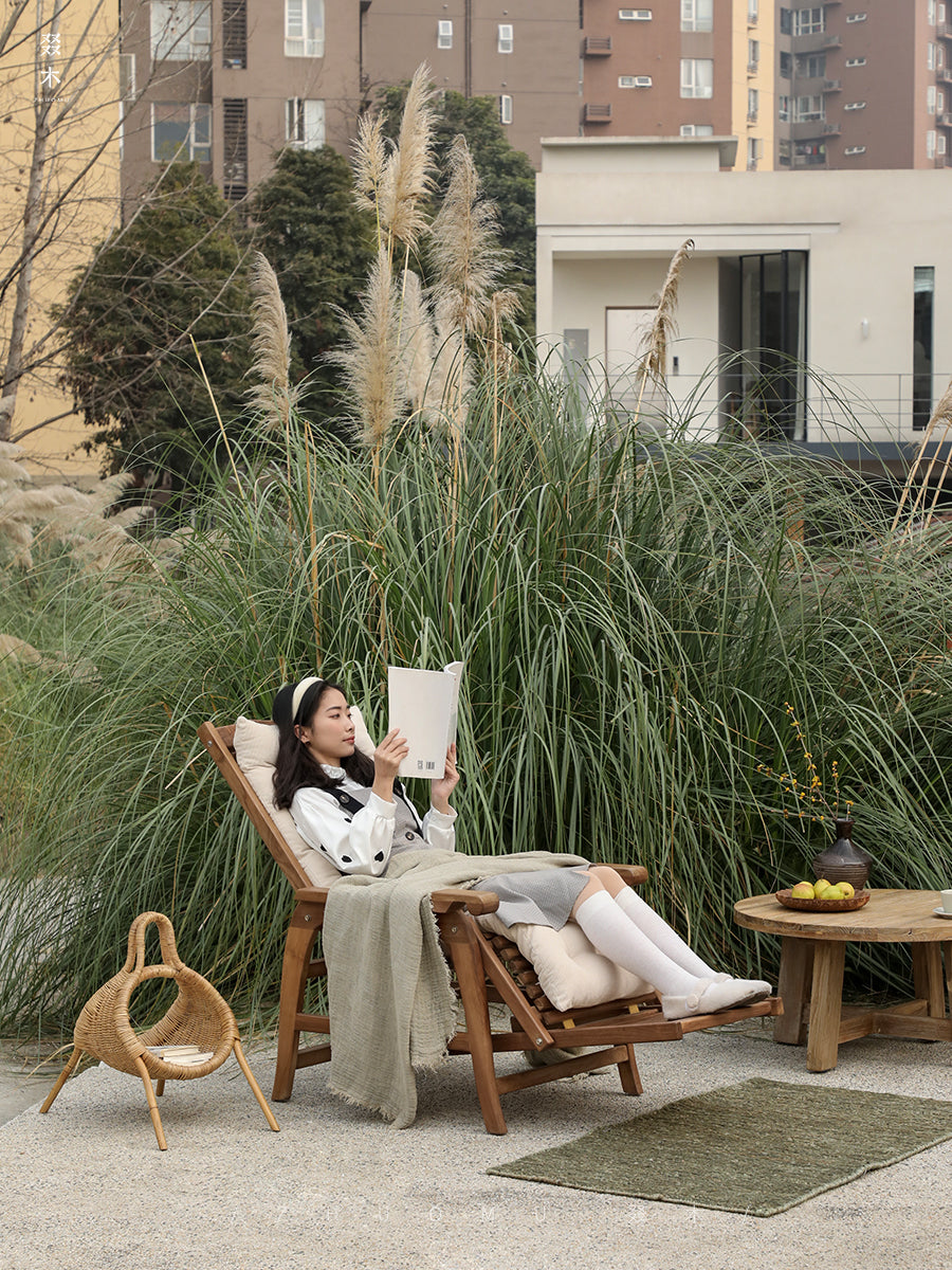 solana lounge chair, teak recliner, wabi sabi furniture, japanese minimalist chair, solid wood lounge chair, handcrafted teak chair, piexlculpt studio, modern tropical furniture, indoor outdoor chair, sustainable wood design