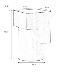 wood coffee table, solid wood center table, modular coffee table, geometric wooden table, sculptural wood furniture, handmade wood coffee table, modern solid wood furniture, rustic wooden decor, artisan wood table