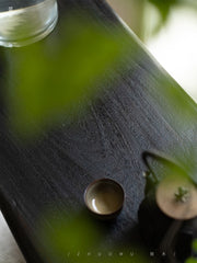 satori console table, sculptural wood table, wabi sabi furniture, zen furniture, piexlculpt studio, solid wood hallway table, organic wood design, handcrafted entry table, japanese minimalist furniture, wood sculpture furniture