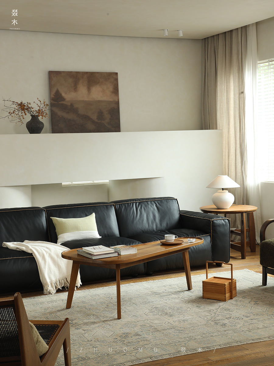 crescent coffee table, asymmetric table, solid wood furniture, handcrafted wood table, sculptural coffee table, organic furniture, wabi sabi furniture, minimalist furniture, piexlculpt studio