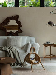 rattan magazine basket, rattan storage holder, handwoven organizer, natural rattan decor, rattan magazine rack, woven home accessories, handcrafted storage basket