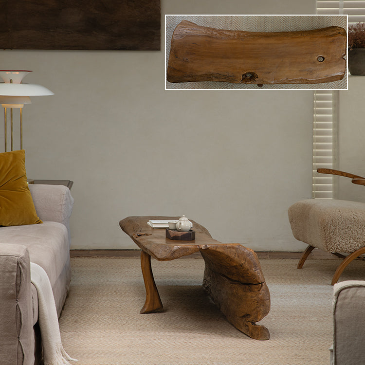 yugen coffee table, natural wood coffee table, live edge table, wabi sabi furniture, handcrafted organic wood furniture, piexlculpt studio, japanese minimalist decor, solid wood tea table, unique wood sculpture, zen living furniture