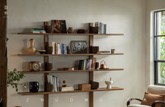 wall shelf system, modular wall shelving, mid century wood shelf, floating teak shelf, wooden wall bookcase, display shelving system, handcrafted wall furniture, piexlculpt studio