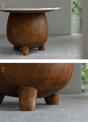 organic timber pillar, solid wood pedestal stand, rustic display table, handcrafted wooden pedestal, natural wood furniture, minimalist timber accent, wabi-sabi furniture, Piexlculpt studio