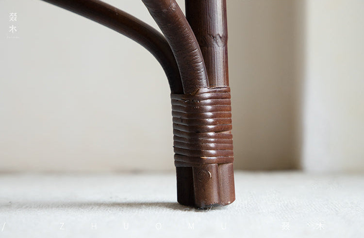 rattan dining chair, rattan armchair, black rattan chair, handwoven rattan furniture, bamboo dining chair, natural rattan seating, handcrafted rattan chair, southeast asian rattan furniture, minimalist dining chair