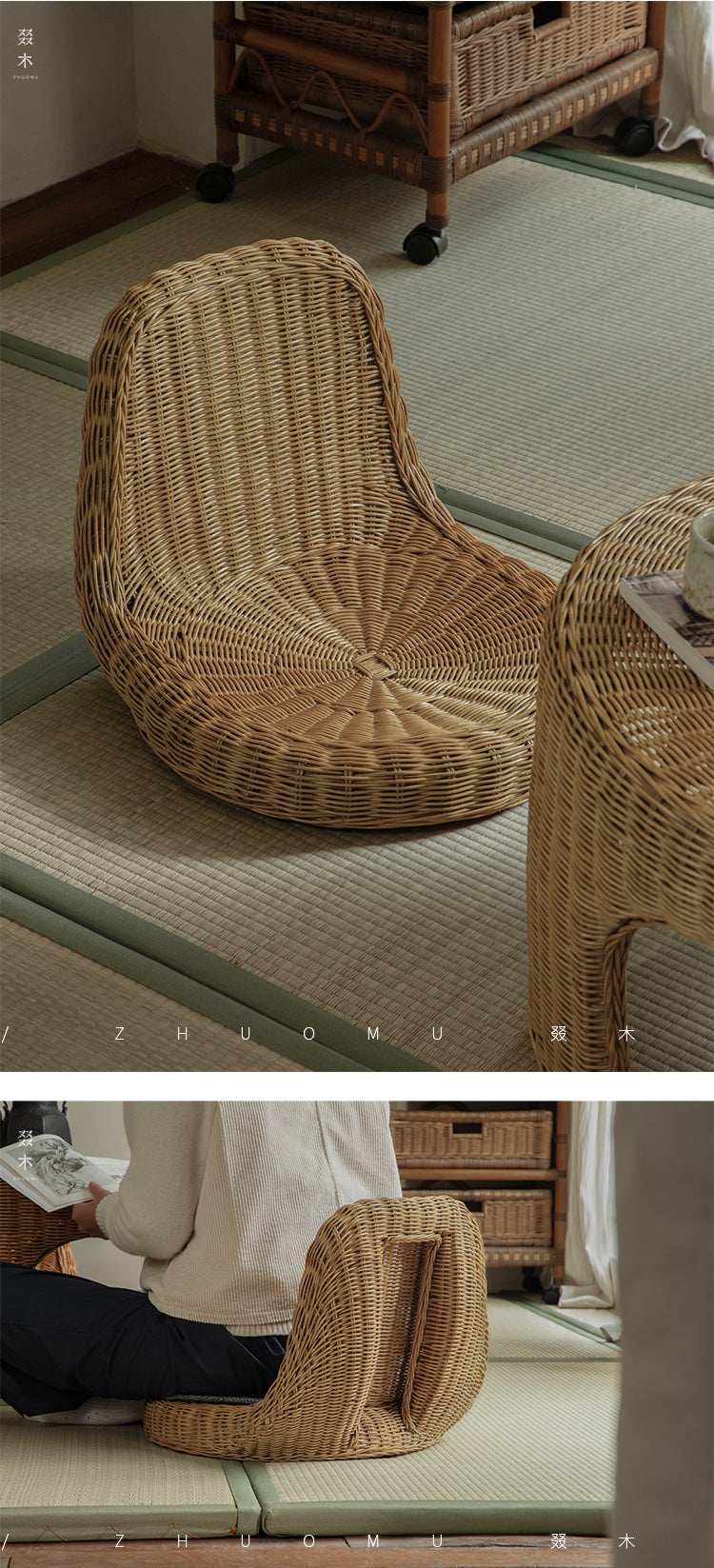 rattan tea set, rattan table and chairs, handwoven rattan furniture, round rattan table, bamboo tea table set, natural rattan decor, japanese tatami furniture, boho rattan furniture, artisan rattan set