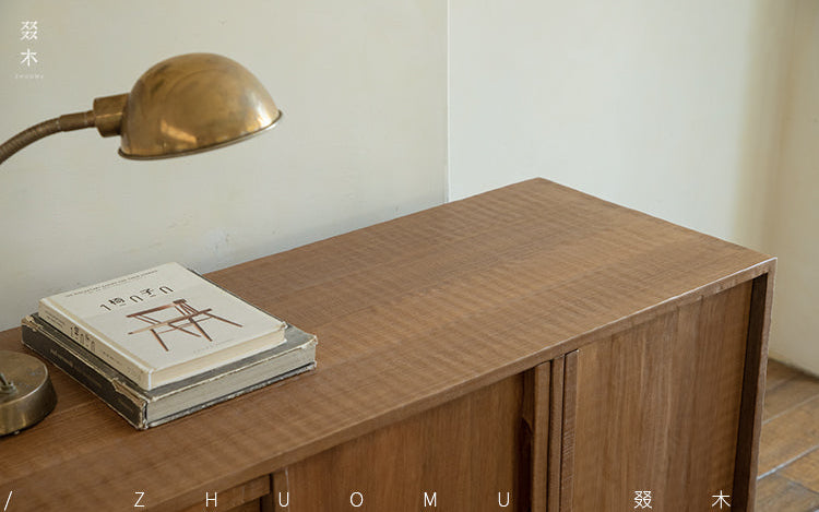 reclaimed wood sideboard, wabi sabi cabinet, japanese wood furniture, handcrafted sideboard, minimalist buffet cabinet, solid wood credenza, sustainable teak furniture, mid century storage, piexlculpt furniture