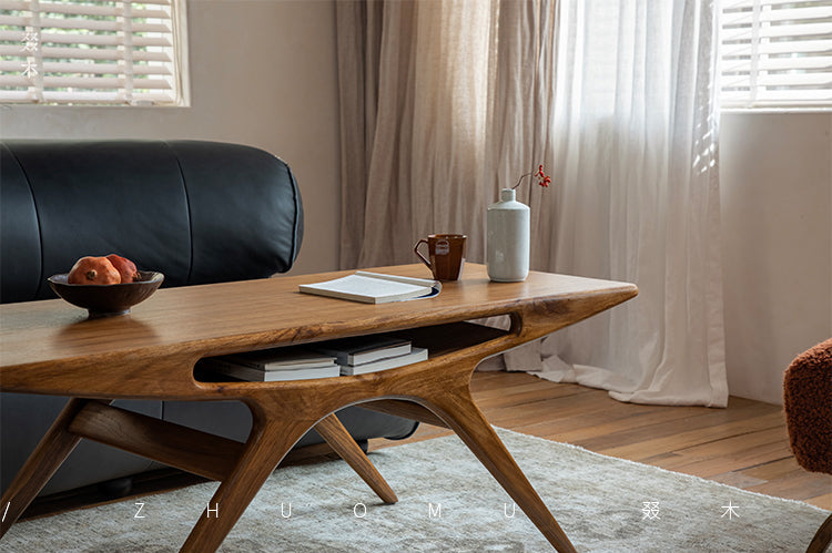 smile coffee table, mid century coffee table, solid wood table, handcrafted furniture, piexlculpt studio, organic form table, wooden coffee table, sculptural design furniture, wabi sabi furniture, minimalist wood furniture