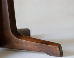 rin dining table, round wood table, japanese minimalist furniture, wabi sabi solid wood table, handcrafted round table, zen furniture, piexlculpt studio, natural walnut table, modern japanese decor, minimalist dining table