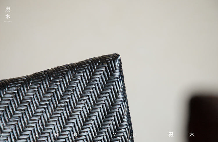 rattan dining chair, rattan armchair, black rattan chair, handwoven rattan furniture, bamboo dining chair, natural rattan seating, handcrafted rattan chair, southeast asian rattan furniture, minimalist dining chair