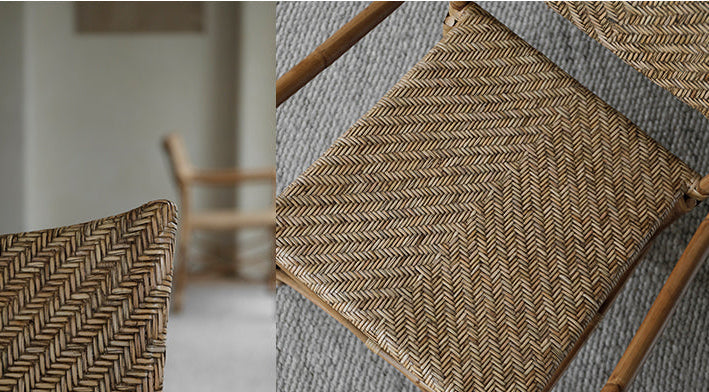 rattan dining chair, rattan armchair, tropical bistro chair, handwoven rattan furniture, natural rattan dining chair, bohemian furniture, rattan patio chair, tropical style chair