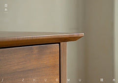 teak sideboard, sliding door buffet, solid wood cabinet, handcrafted teak furniture, minimalist dining storage, artisan wood furniture, wabi-sabi furniture, modern teak buffet, handmade solid wood sideboard