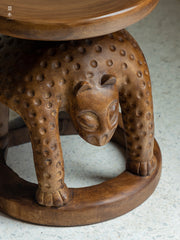 Senufo stool, African wood carving, tribal furniture, hand carved stool, wooden sculpture table, primitive design furniture, solid wood accent stool, piexlculpt