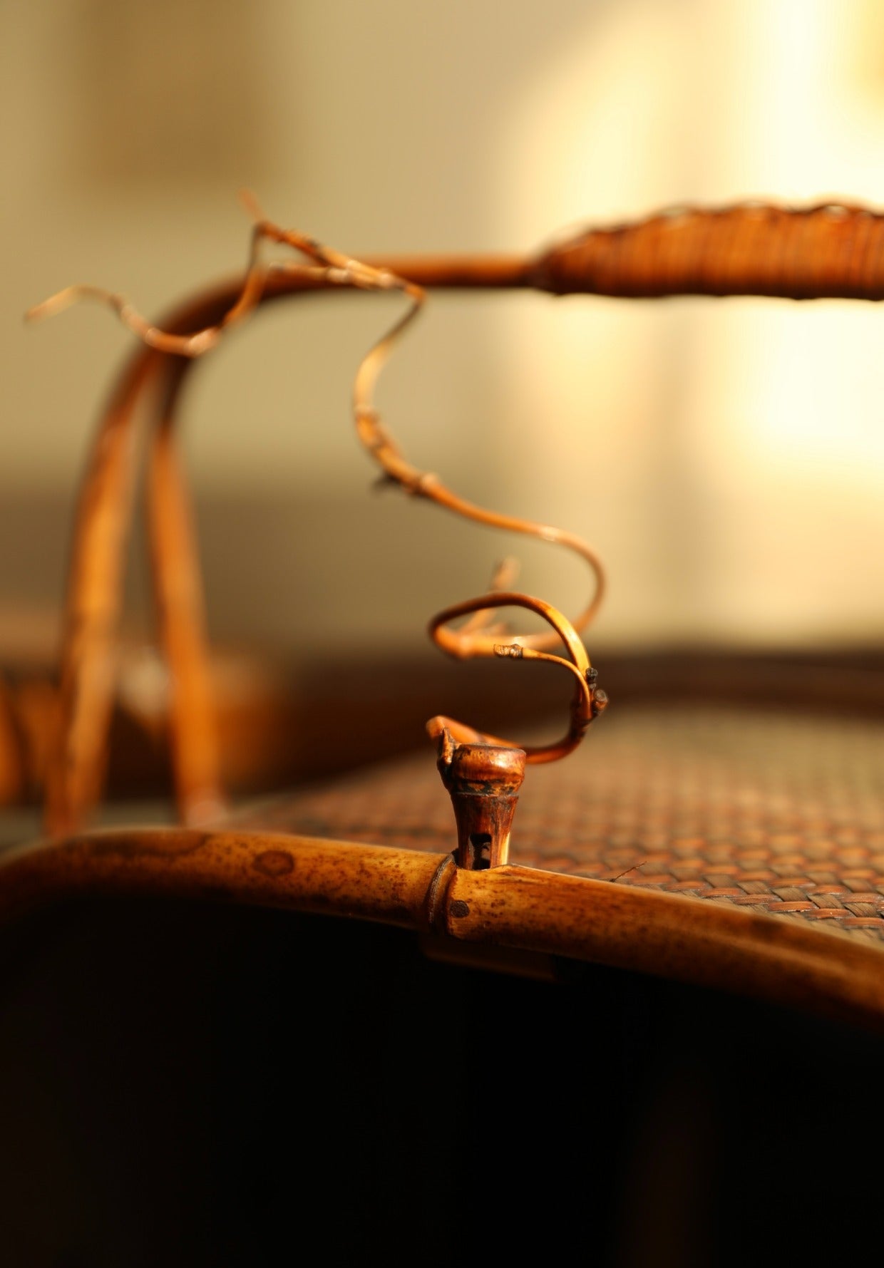 bamboo tea chest, handcrafted tea storage, bamboo tea cabinet, oriental tea furniture, wabi sabi tea chest, portable tea box, rattan bamboo chest, vintage tea organizer, bamboo tea accessories, Piexlculpt tea furniture