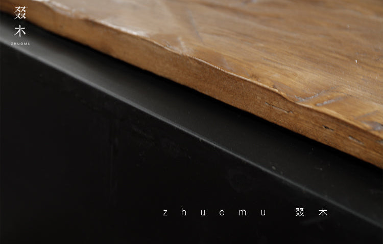 brutalist furniture, industrial wood console, low tv cabinet, japanese minimalist furniture, handcrafted media unit, reclaimed wood furniture, solid teak console, wabi sabi tv stand, modern industrial furniture