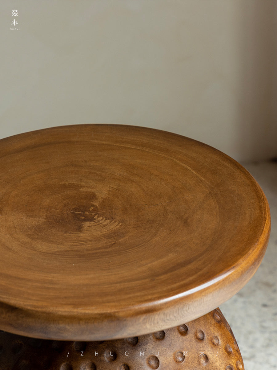 Senufo stool, African wood carving, tribal furniture, hand carved stool, wooden sculpture table, primitive design furniture, solid wood accent stool, piexlculpt