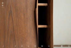 mid century teak sideboard, sliding door cabinet, danish modern credenza, handcrafted teak furniture, solid wood buffet, mcm furniture, minimalist teak console, vintage teak cabinet, artisan wood furniture