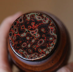 Bamboo Root Tea Caddy