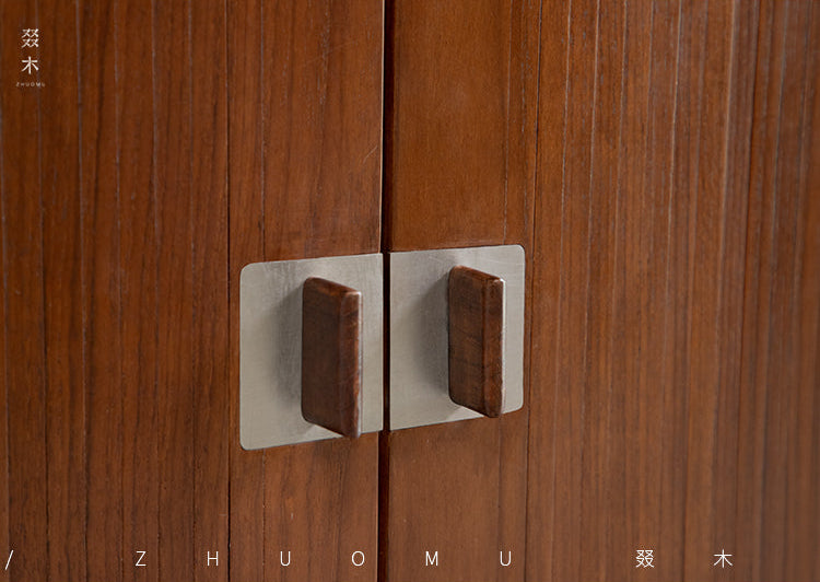 tambour sideboard, teak media console, mid century teak cabinet, teak sideboard, roll door cabinet, danish modern furniture, handcrafted wood furniture, teak buffet cabinet, piexl sculpt studio