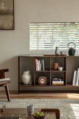 chandigarh furniture, mid century open shelf, teak storage cabinet, le corbusier furniture, handcrafted wood shelf, architectural furniture, teak bookshelf, minimalist solid wood furniture, modular teak unit