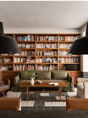 noa coffee table, rattan wood table, solid wood furniture, wabi sabi coffee table, japanese scandinavian furniture, handcrafted wooden table, piexlculpt studio, natural oak coffee table, zen interior decor