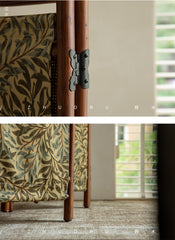 rattan folding screen, natural room divider, rattan privacy screen, handmade partition, woven home decor, rattan furniture, bohemian interior