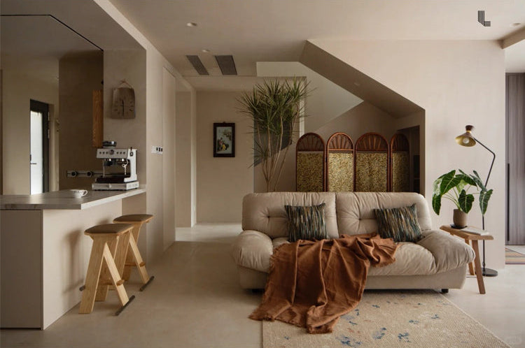 rattan folding screen, natural room divider, rattan privacy screen, handmade partition, woven home decor, rattan furniture, bohemian interior