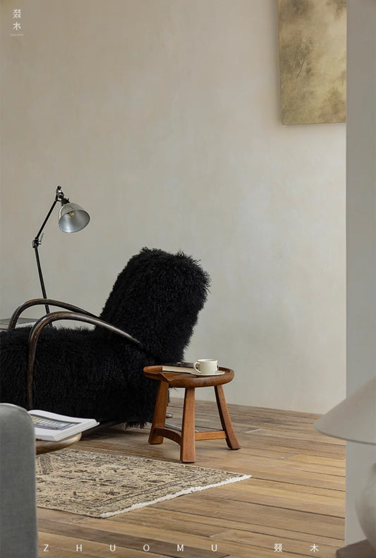 tamu stool, handcarved wooden stool, wabi sabi furniture, minimalist stool, japanese furniture, sculptural wood stool, handmade wooden furniture, accent stool, piexlculpt studio, modern rustic decor