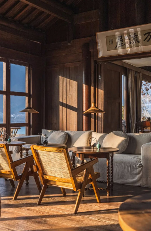 Chandigarh chair, rattan wood furniture, modernist wooden furniture, handwoven armchair, solid wood dining chair, minimalist home decor, mid-century design