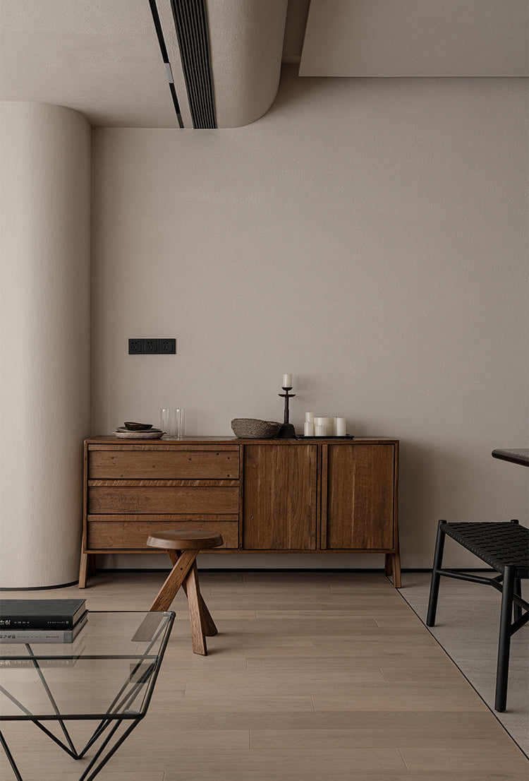 koto stool, round wood stool, japanese minimalist furniture, wabi sabi furniture, solid wood stool, handmade wooden furniture, accent stool, piexlculpt studio, modern wood decor, small wooden stool