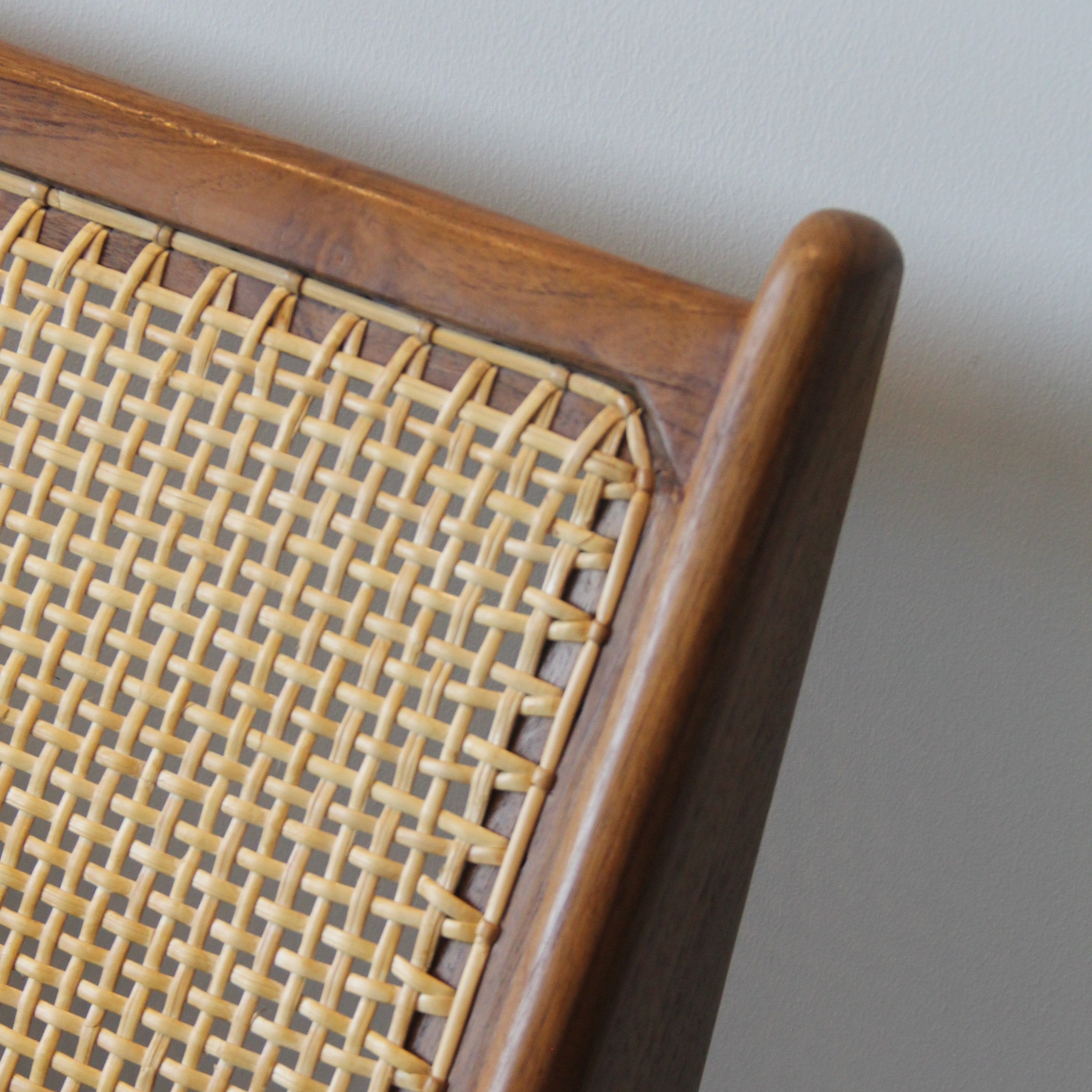 Chandigarh chair, rattan wood furniture, modernist wooden furniture, handwoven armchair, solid wood dining chair, minimalist home decor, mid-century design