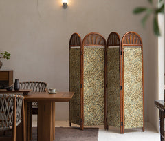 rattan folding screen, natural room divider, rattan privacy screen, handmade partition, woven home decor, rattan furniture, bohemian interior