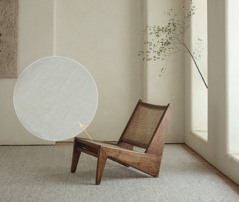 Chandigarh chair, rattan wood furniture, modernist wooden furniture, handwoven armchair, solid wood dining chair, minimalist home decor, mid-century design