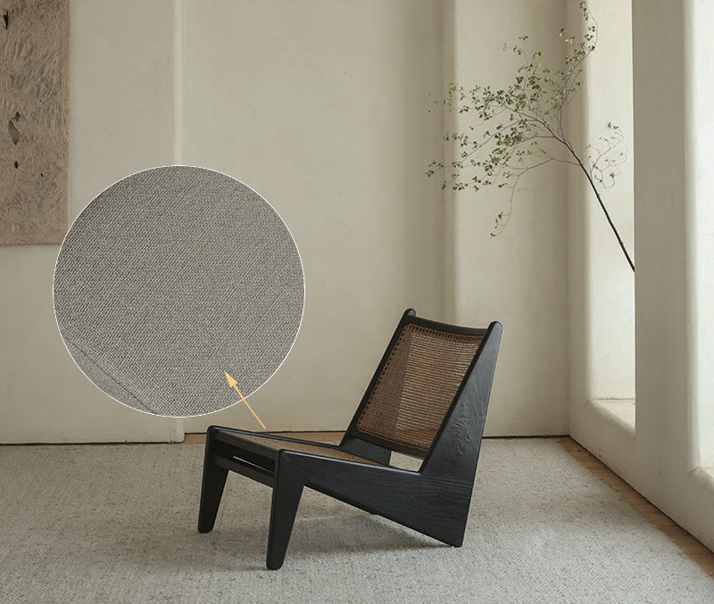 Chandigarh chair, rattan wood furniture, modernist wooden furniture, handwoven armchair, solid wood dining chair, minimalist home decor, mid-century design