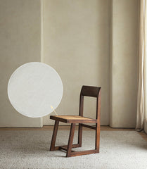 Chandigarh chair, rattan wood furniture, modernist wooden furniture, handwoven armchair, solid wood dining chair, minimalist home decor, mid-century design