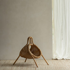 rattan magazine basket, rattan storage holder, handwoven organizer, natural rattan decor, rattan magazine rack, woven home accessories, handcrafted storage basket