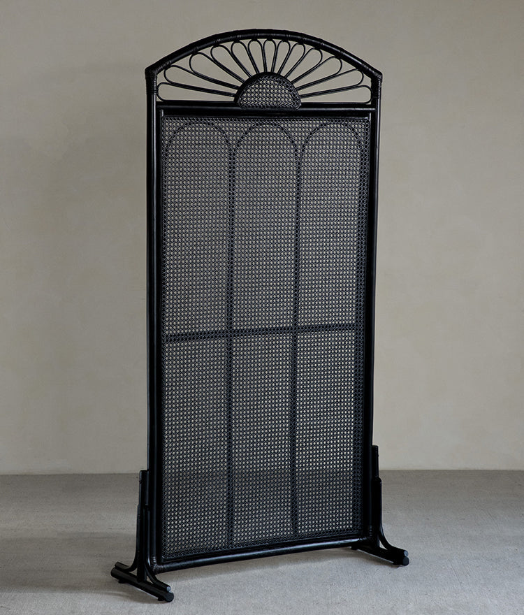 rattan screen, rattan room divider, handwoven privacy screen, vintage rattan furniture, folding rattan partition, natural rattan decor, handcrafted room divider, boho rattan screen, japanese wabi-sabi decor