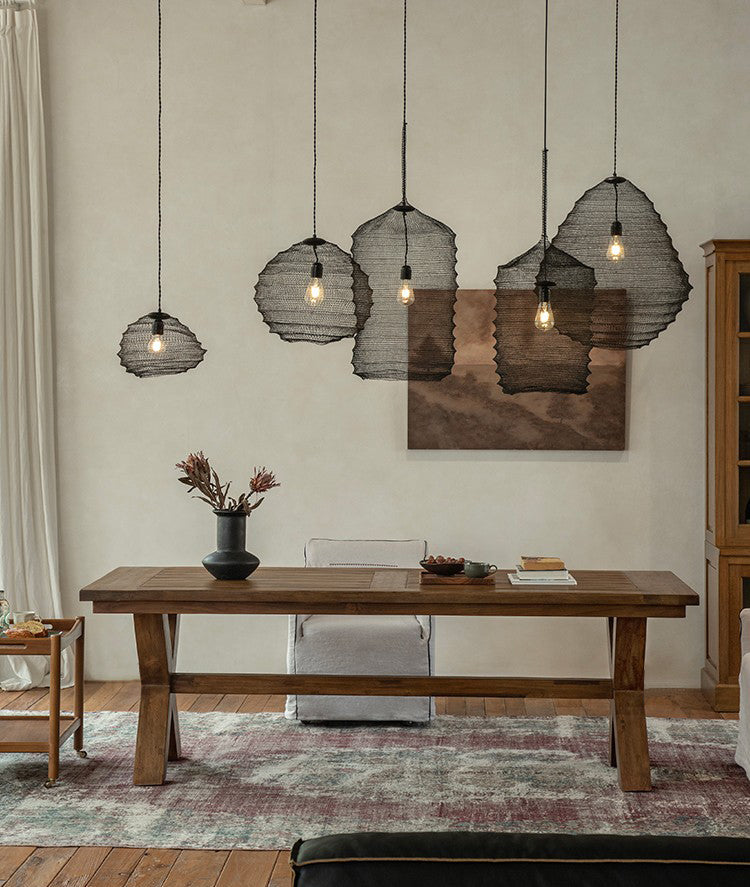 kaze dining table, solid teak table, large wood table, wabi sabi furniture, handcrafted wooden dining table, japanese minimalist table, piexlculpt studio, long teak table, zen furniture, natural wood conference table