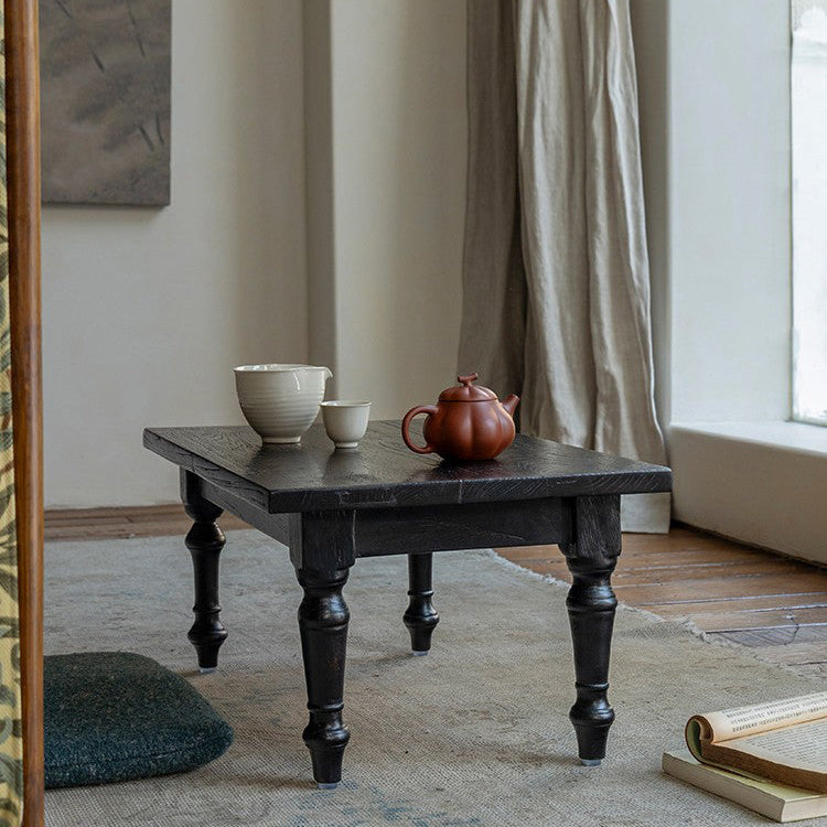 haru tea table, solid wood low table, japanese wabi sabi furniture, handcrafted tea table, minimalist wooden table, zen furniture, piexlculpt studio, meditation table, rustic teak low table, japanese style tea furniture