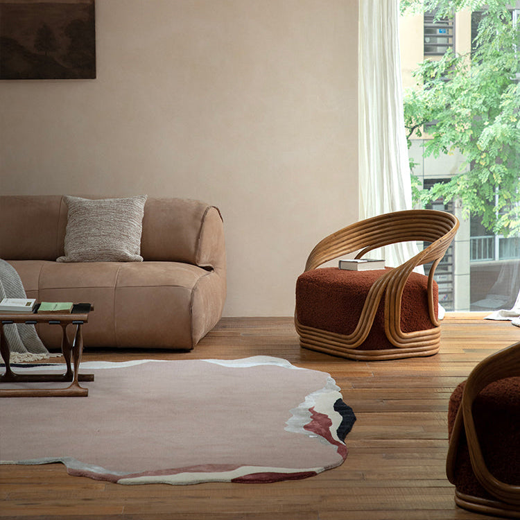 rattan lounge chair, designer rattan chair, handcrafted rattan furniture, modern accent chair, rattan armchair, handmade rattan seat, bohemian furniture, natural interior