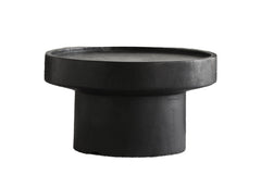 inkan side table, sculptural coffee table, solid wood side table, wabi sabi furniture, piexlculpt studio, japanese minimalist decor, wooden accent table, zen interior table, handcrafted wood furniture, round sculptural table