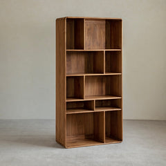 modular shelf, teak bookshelf, stackable furniture, solid wood modular system, teak storage cabinet, mid century shelf, teak modular furniture, handcrafted furniture, minimalist bookshelf, piexlculpt studio